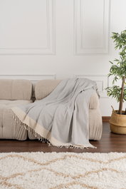 L'essentiel linge de maison Baliksirti - Gris